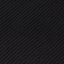 Evening Black Ribbed Collared Knitted Dress