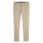 Parchment Melange Mott- Jersey Slim Fit Chino