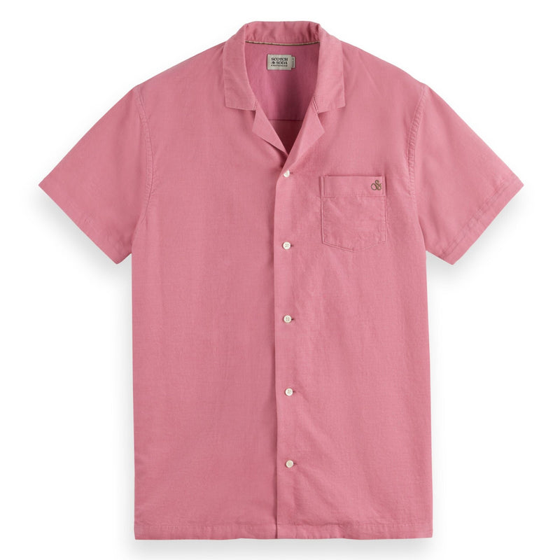 Poetry Pink Shortsleeve Corduroy Shirt