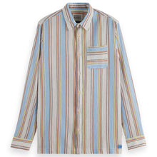 Multi Stripe Regular Fit Crinkle Stripe Shirt