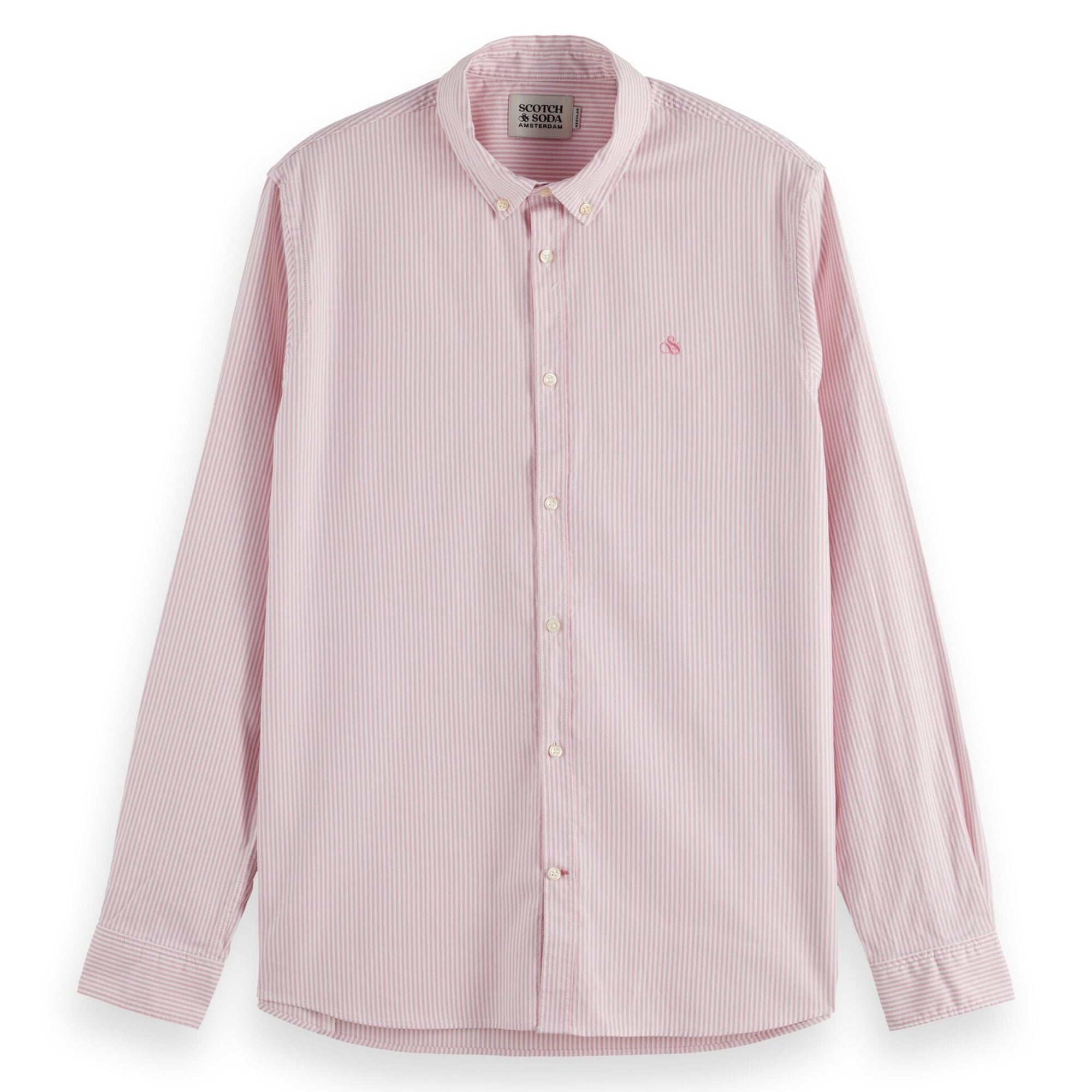 Pink Stripe Seasonal Essentials Oxford Striped Shirt