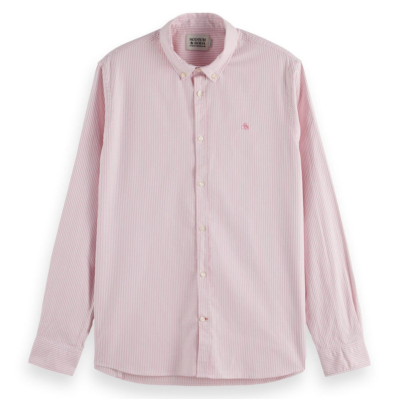 Pink Stripe Seasonal Essentials Oxford Striped Shirt
