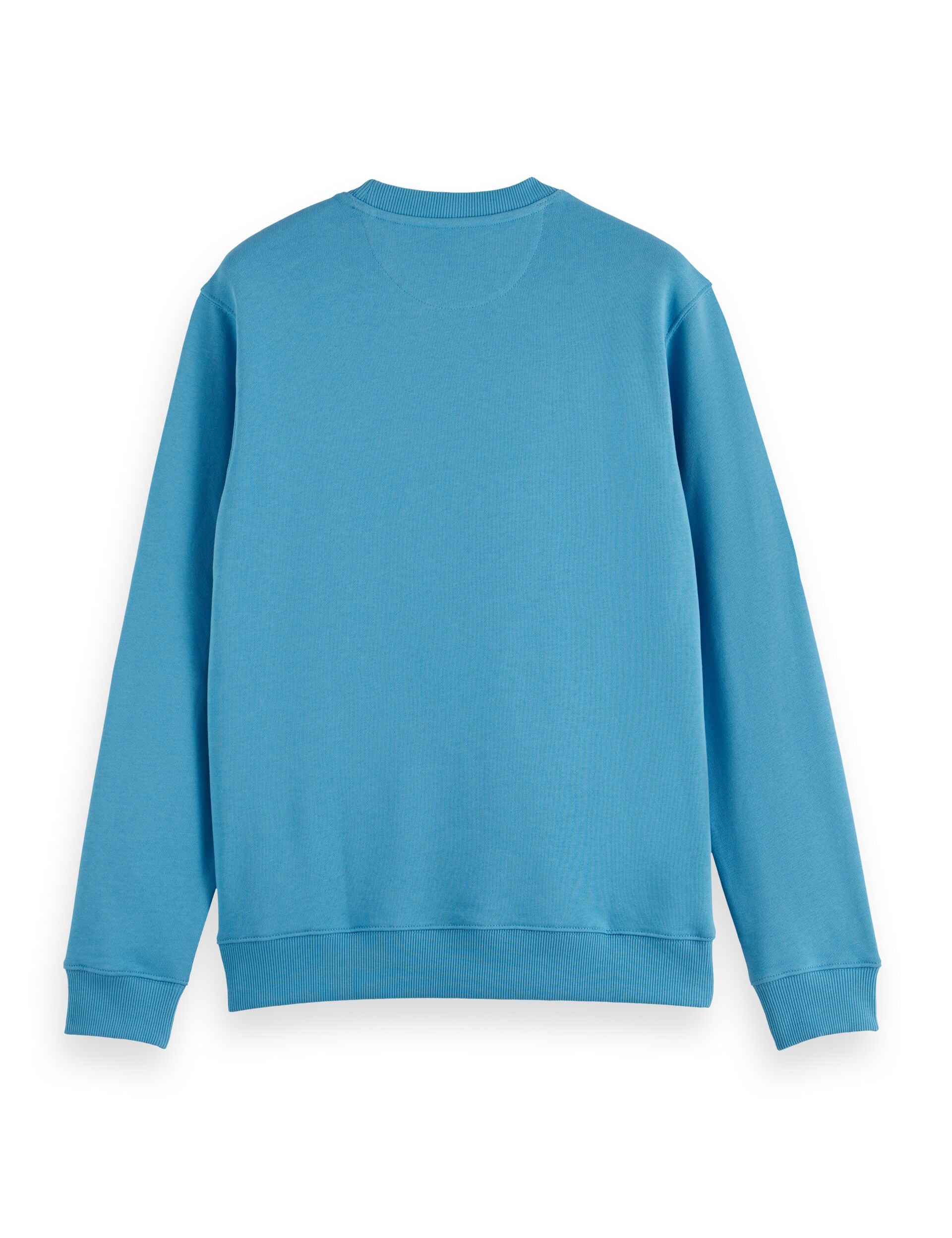 Novel Blue Essential Badge Crew Sweat