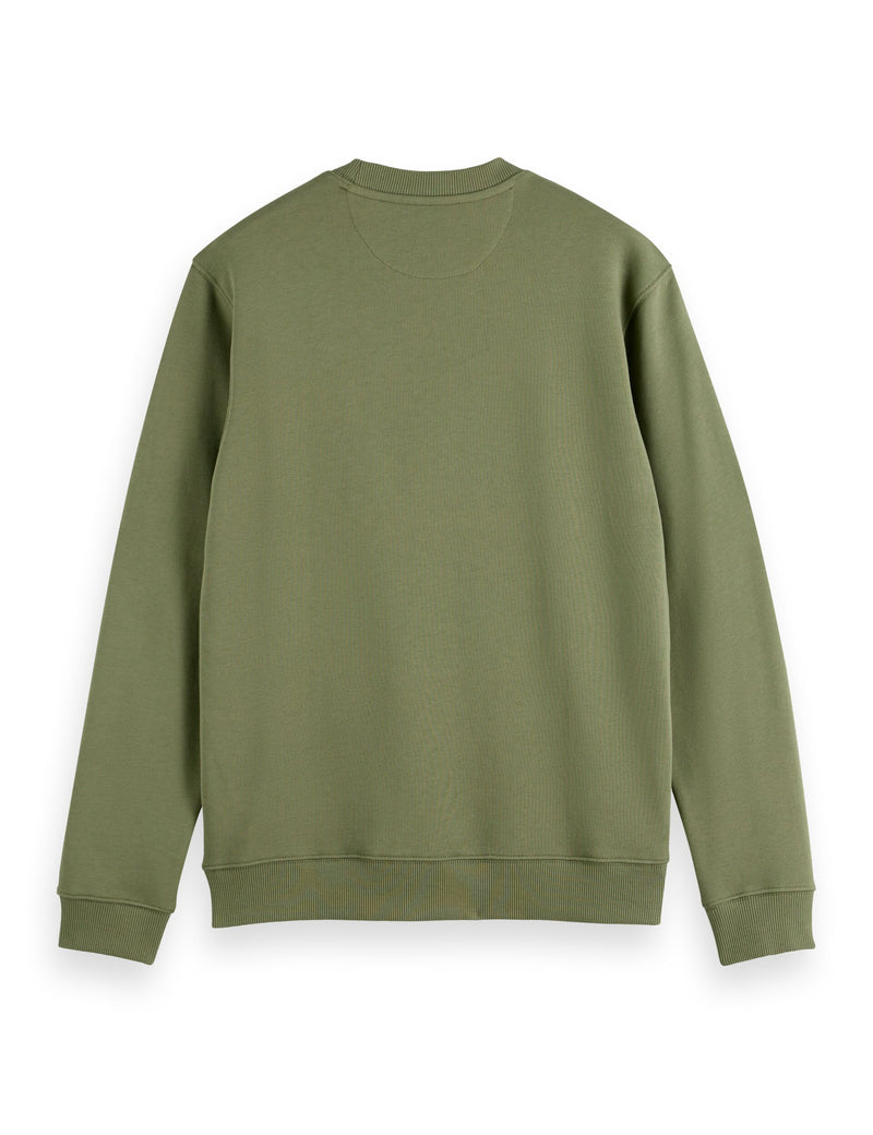 Green Ivy Essential Badge Crew Sweat