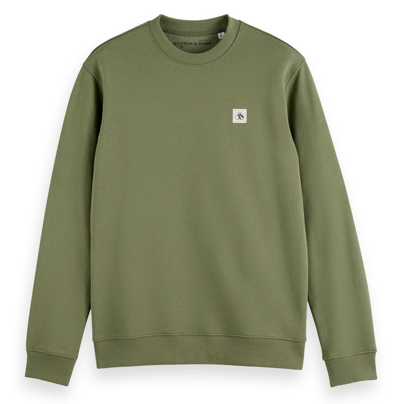 Green Ivy Essential Badge Crew Sweat