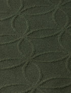 Heritage Green Jacquard Terry Hoodie