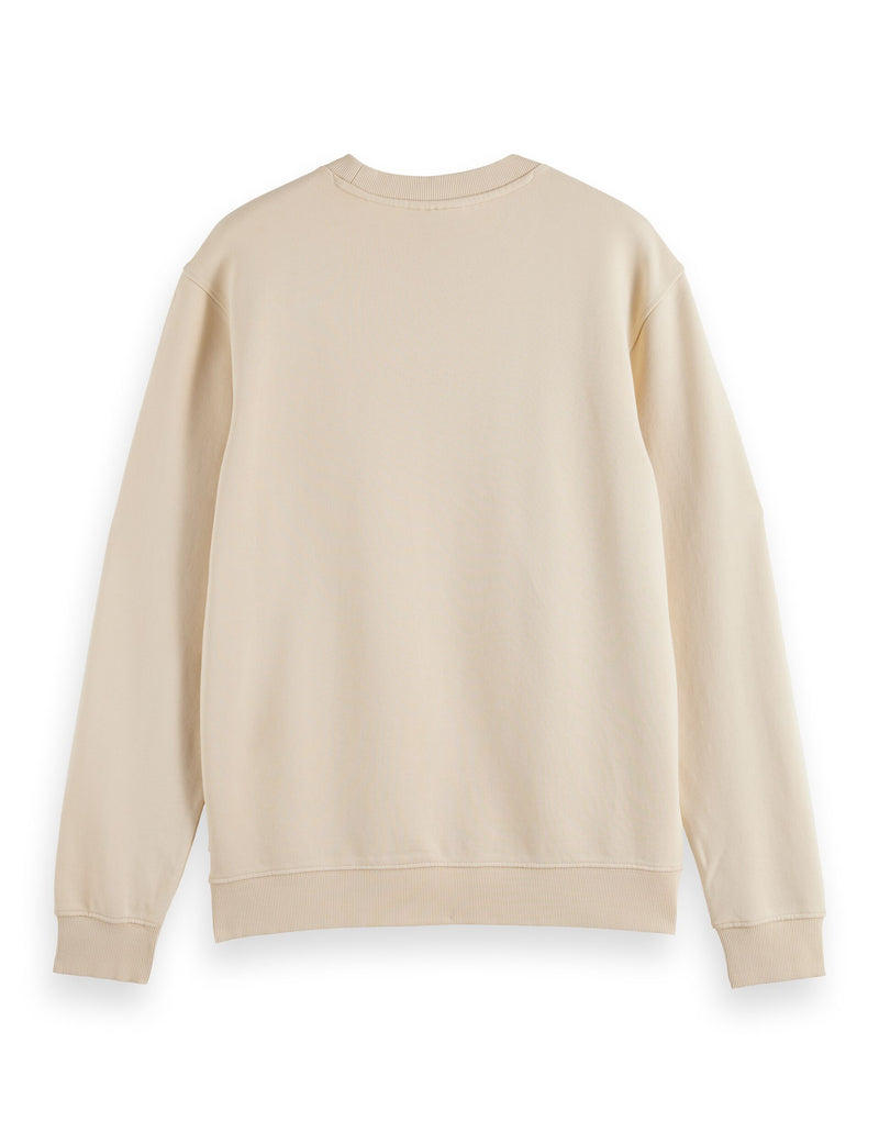 Parchment Front Chest Artwork Sweatshirt