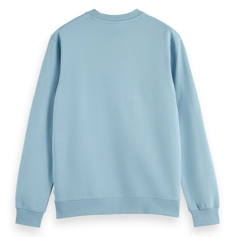 Bay Blue Front Chest Artwork Sweatshirt