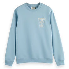 Bay Blue Front Chest Artwork Sweatshirt