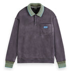 Antracite Knitted Collar Sweatshirt