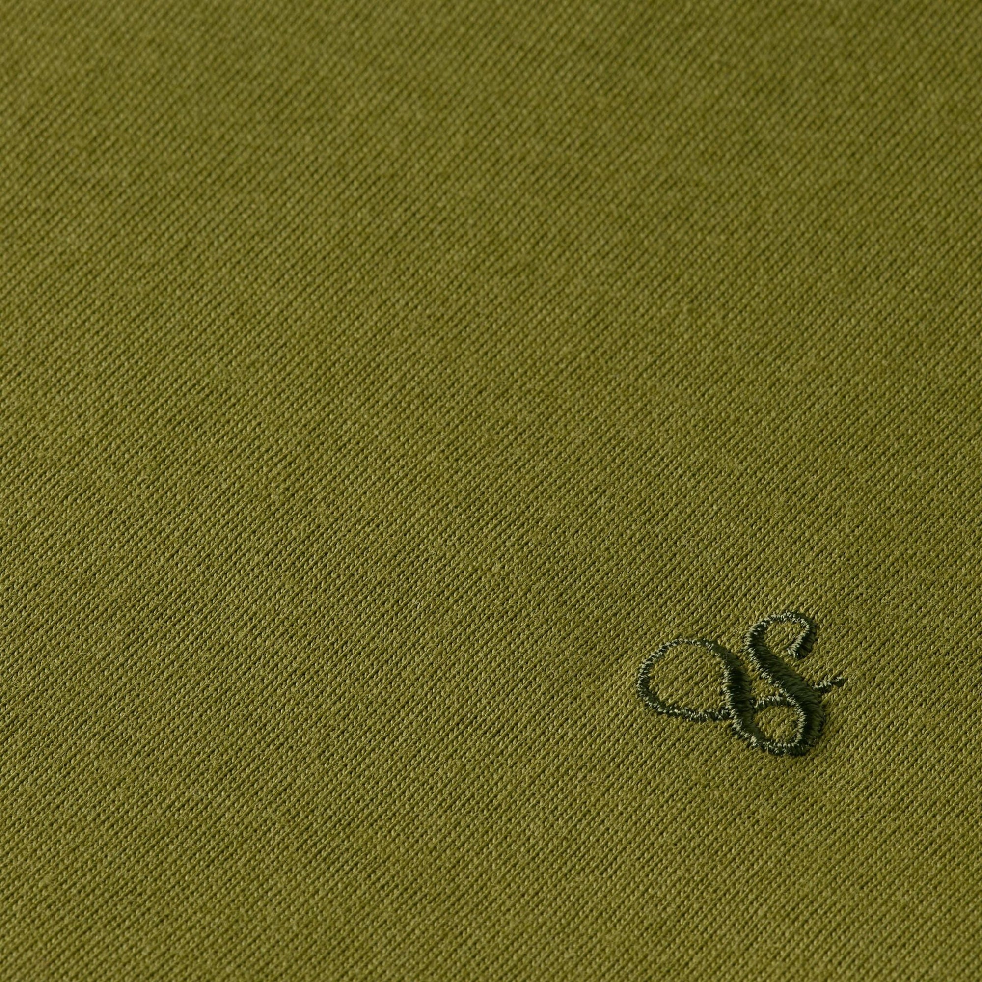 Moss Green Regular Fit Essential Logo T-Shirt