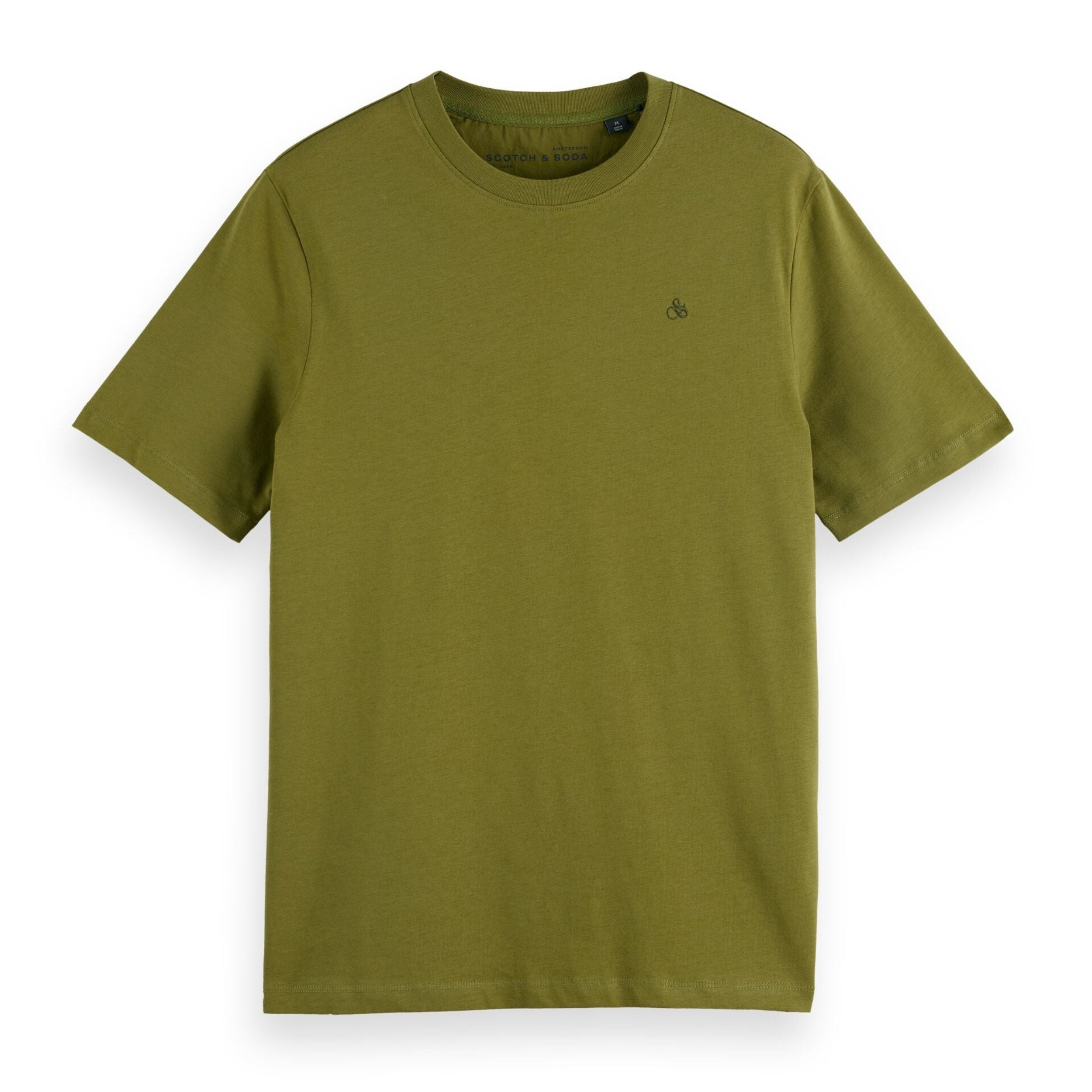 Moss Green Regular Fit Essential Logo T-Shirt