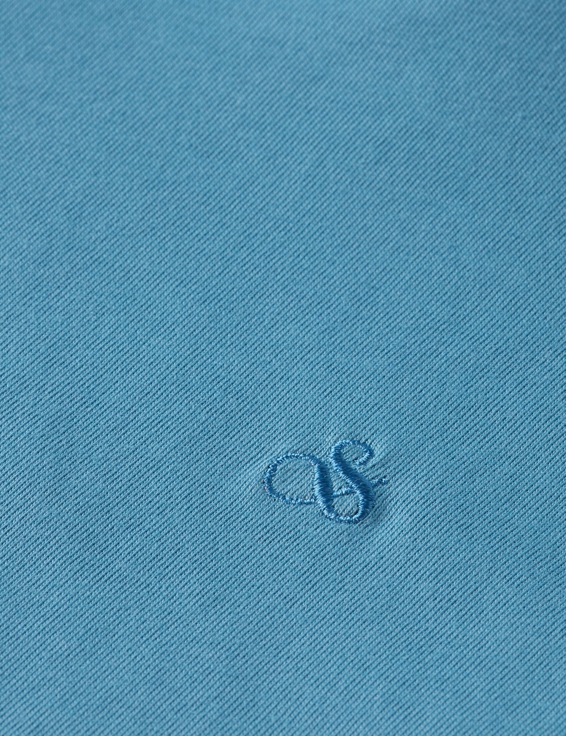 Novel Blue Regular Fit Essential Logo T-Shirt