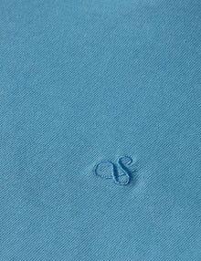 Novel Blue Regular Fit Essential Logo T-Shirt