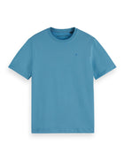 Novel Blue Regular Fit Essential Logo T-Shirt