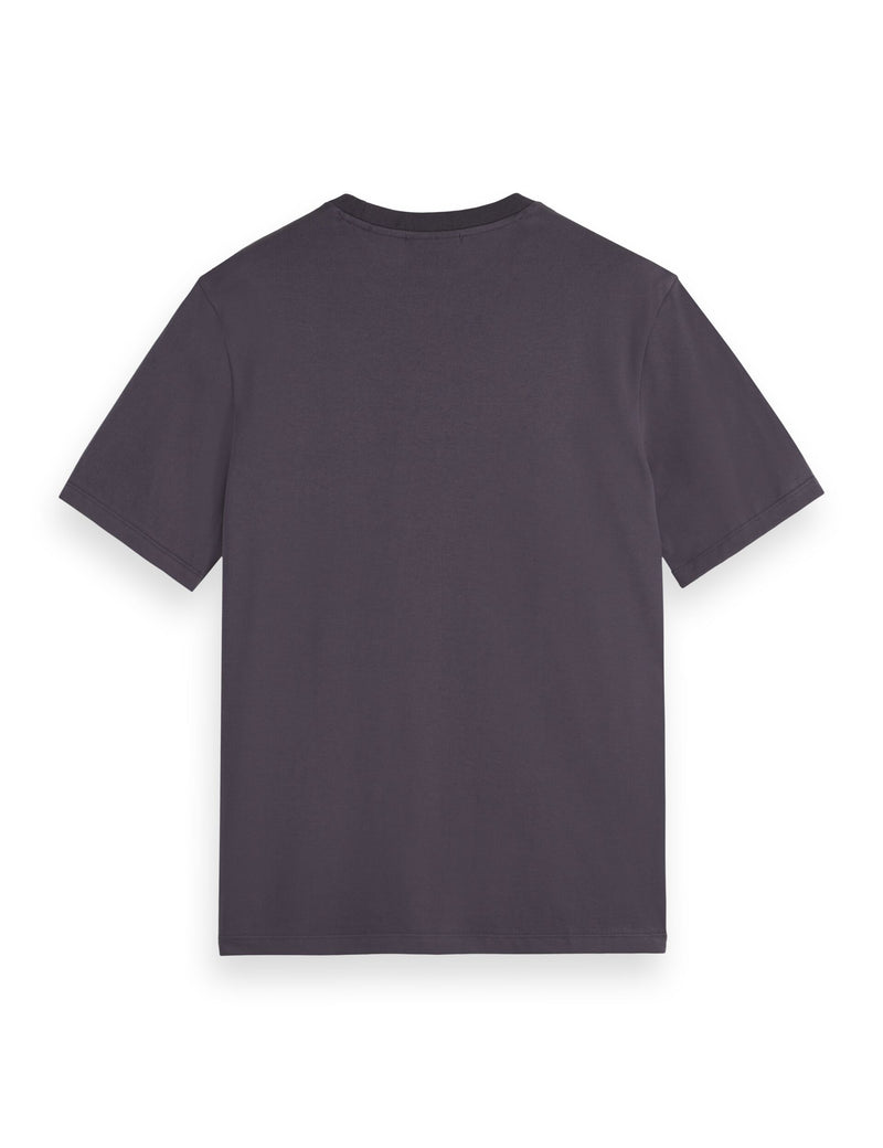 Anthracite Regular Fit Front Chest Artwork T-Shirt