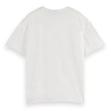 White Relaxed Fit Raw Edge T-Shirt