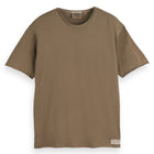Cappuchino Relaxed Fit Raw Edge T-Shirt
