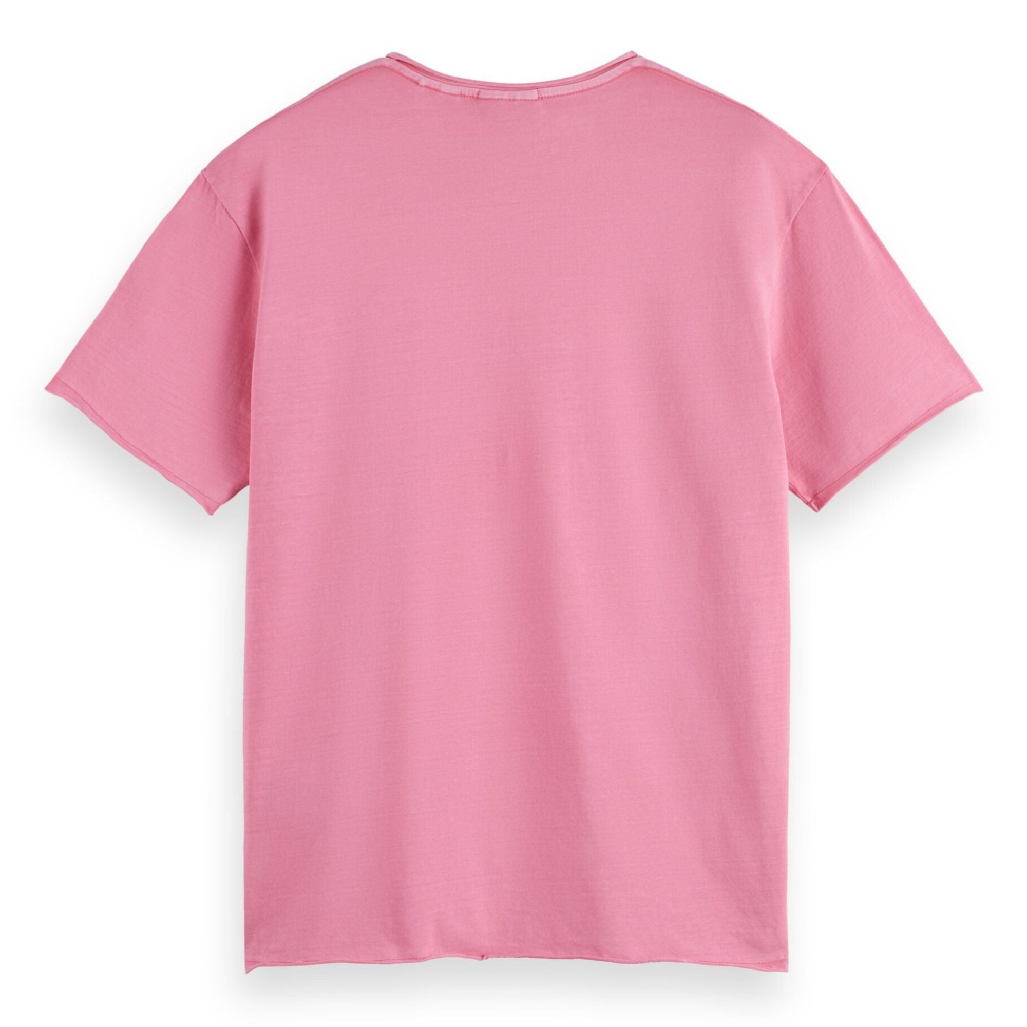 Poetry Pink Relaxed Fit Raw Edge T-Shirt