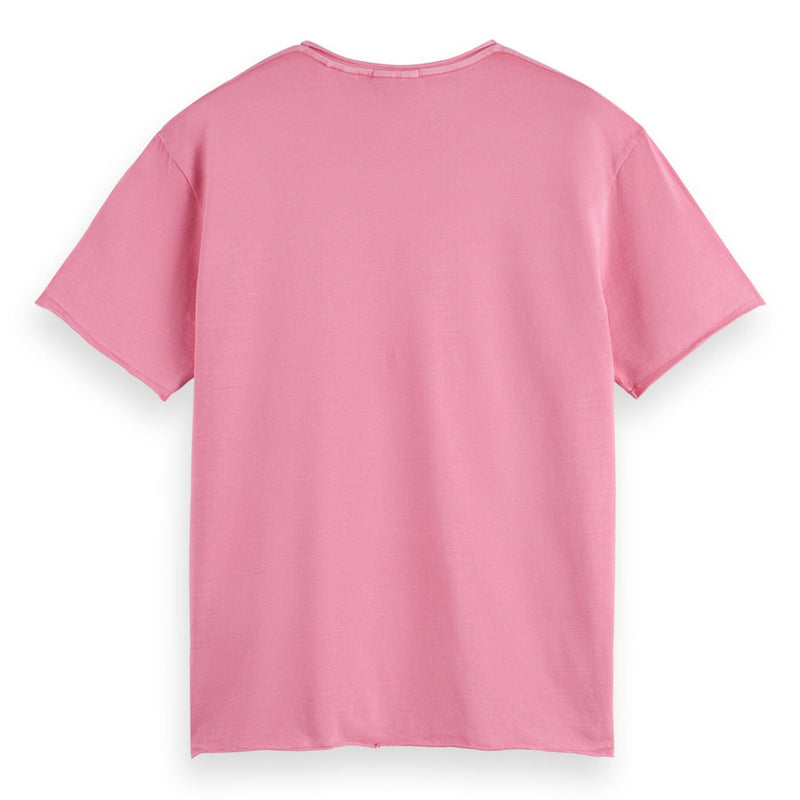 Poetry Pink Relaxed Fit Raw Edge T-Shirt