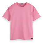 Poetry Pink Relaxed Fit Raw Edge T-Shirt