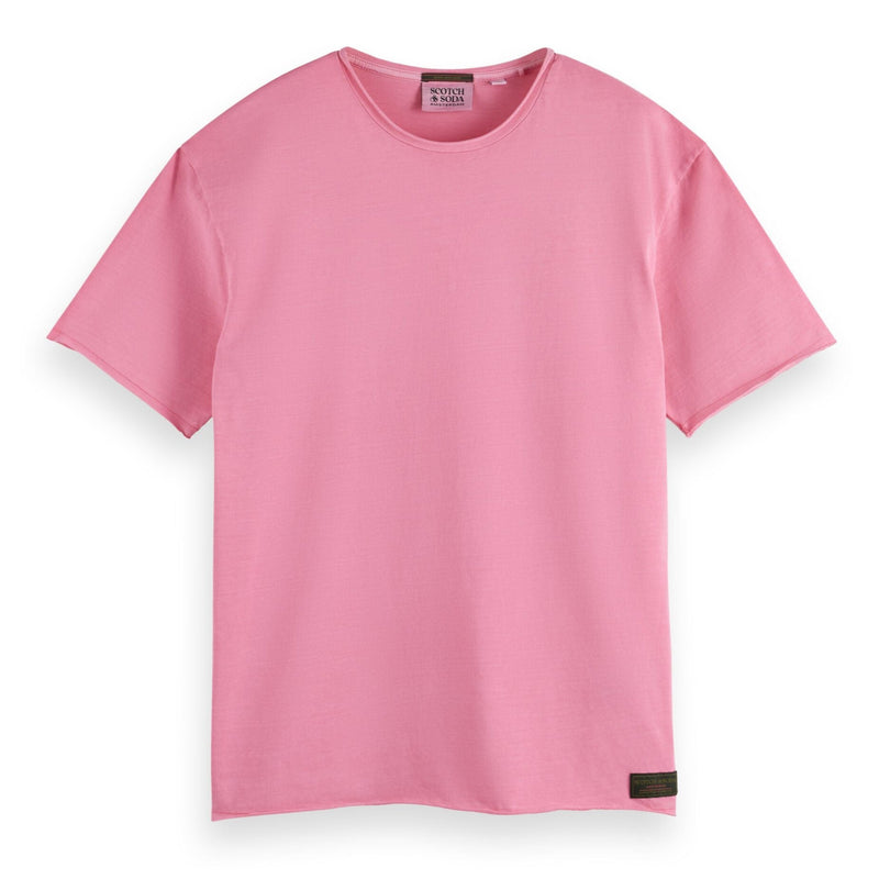 Poetry Pink Relaxed Fit Raw Edge T-Shirt