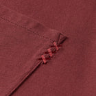 Wine Loose Fit Chest Pocket T-Shirt