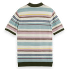 Multi Stripe Structure Knitted Polo