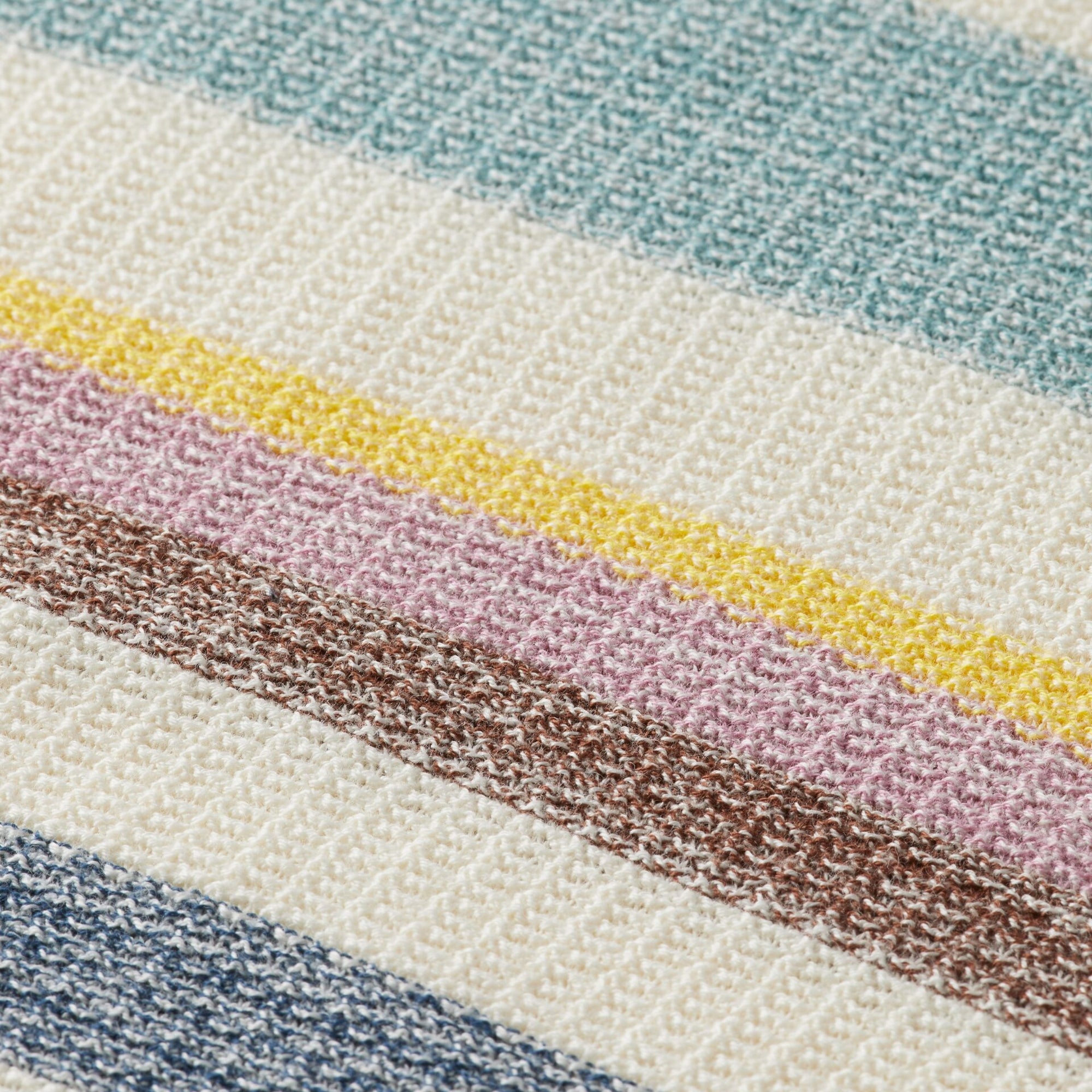 Multi Stripe Structure Knitted Polo