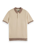 Parchment Structure Knitted Polo