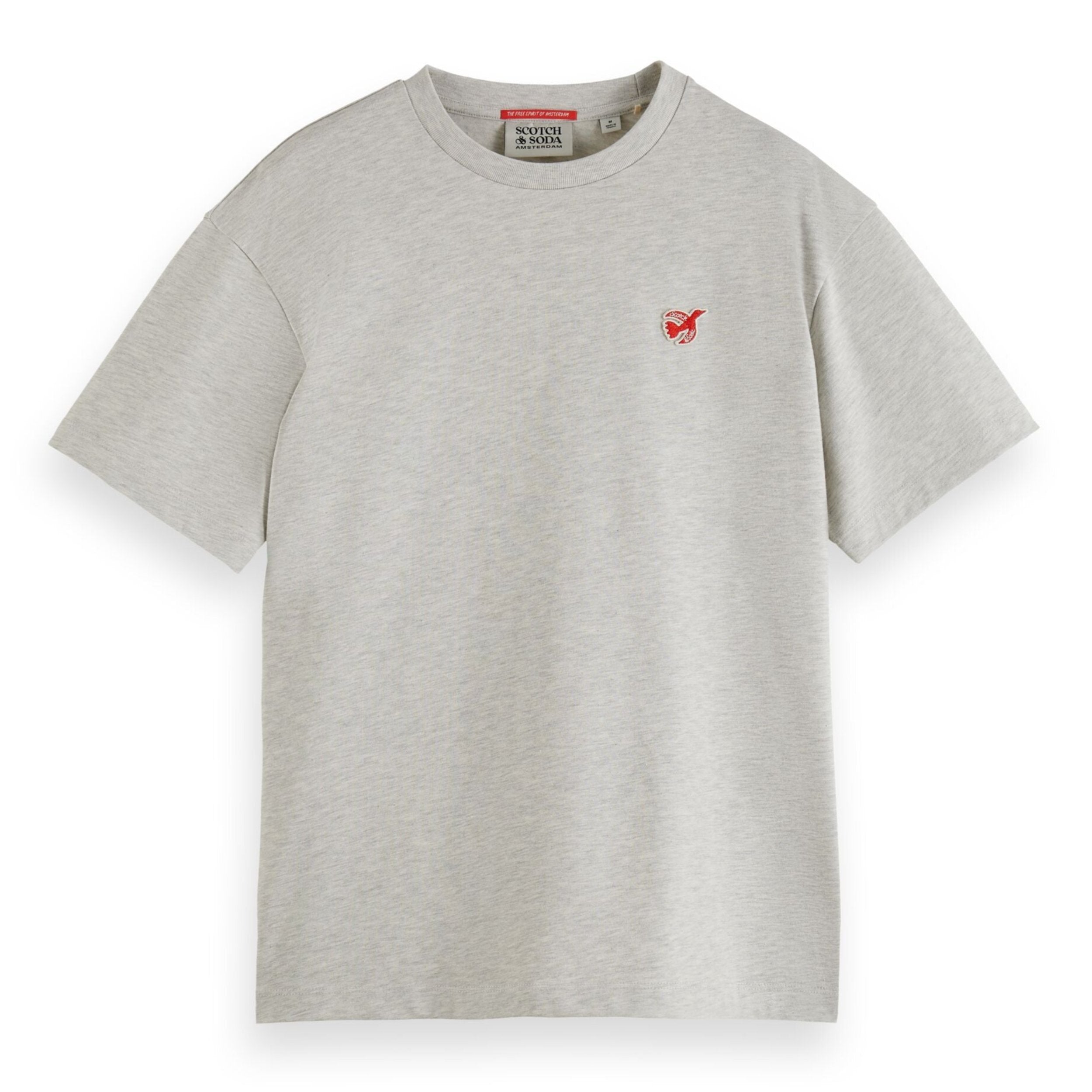 Oatmeal Melange Free Spirit Peace Bird T-Shirt