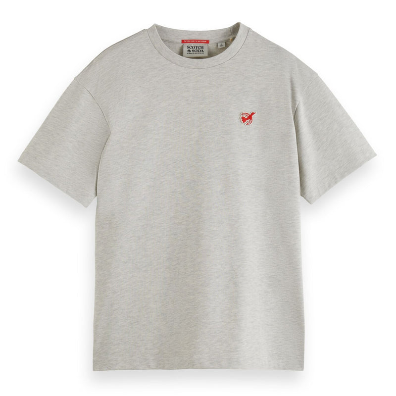 Oatmeal Melange Free Spirit Peace Bird T-Shirt