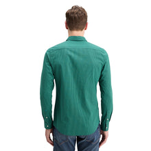Green Stripe Essential Poplin Stripe