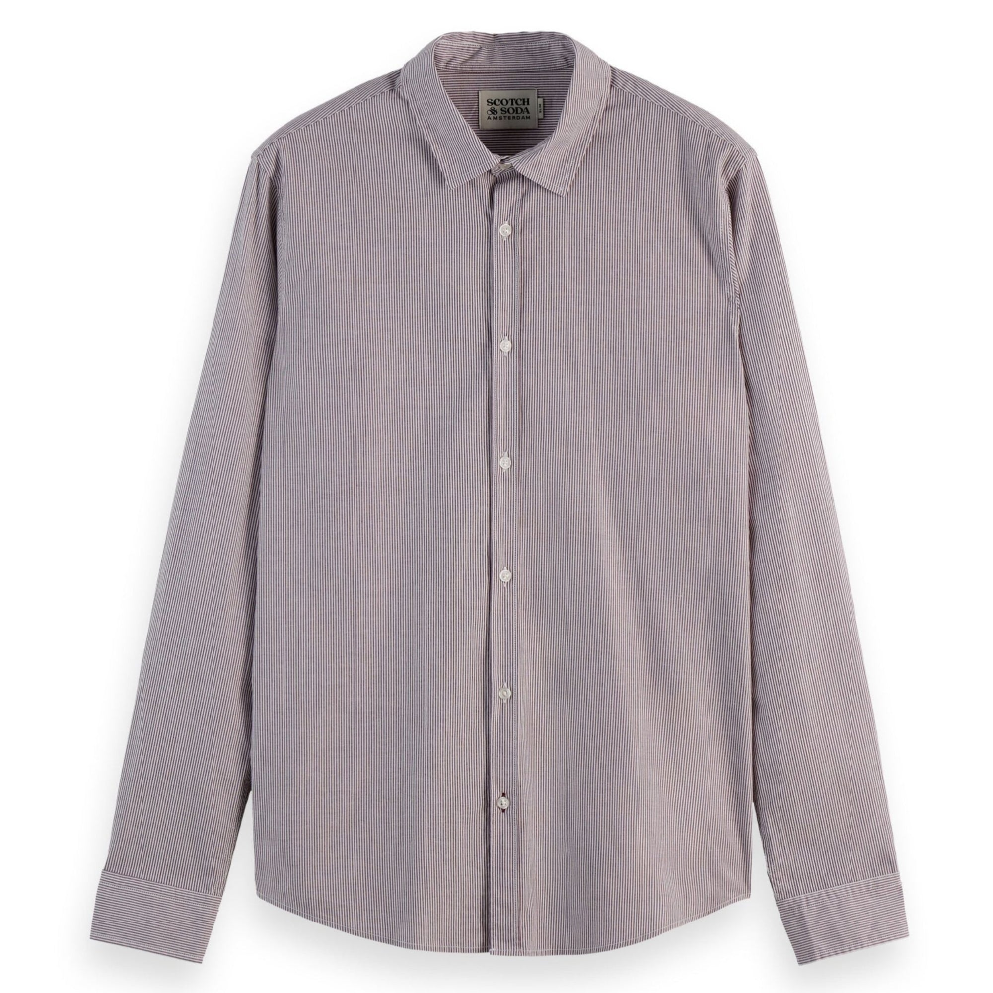 Berry Stripe Essential Poplin Stripe
