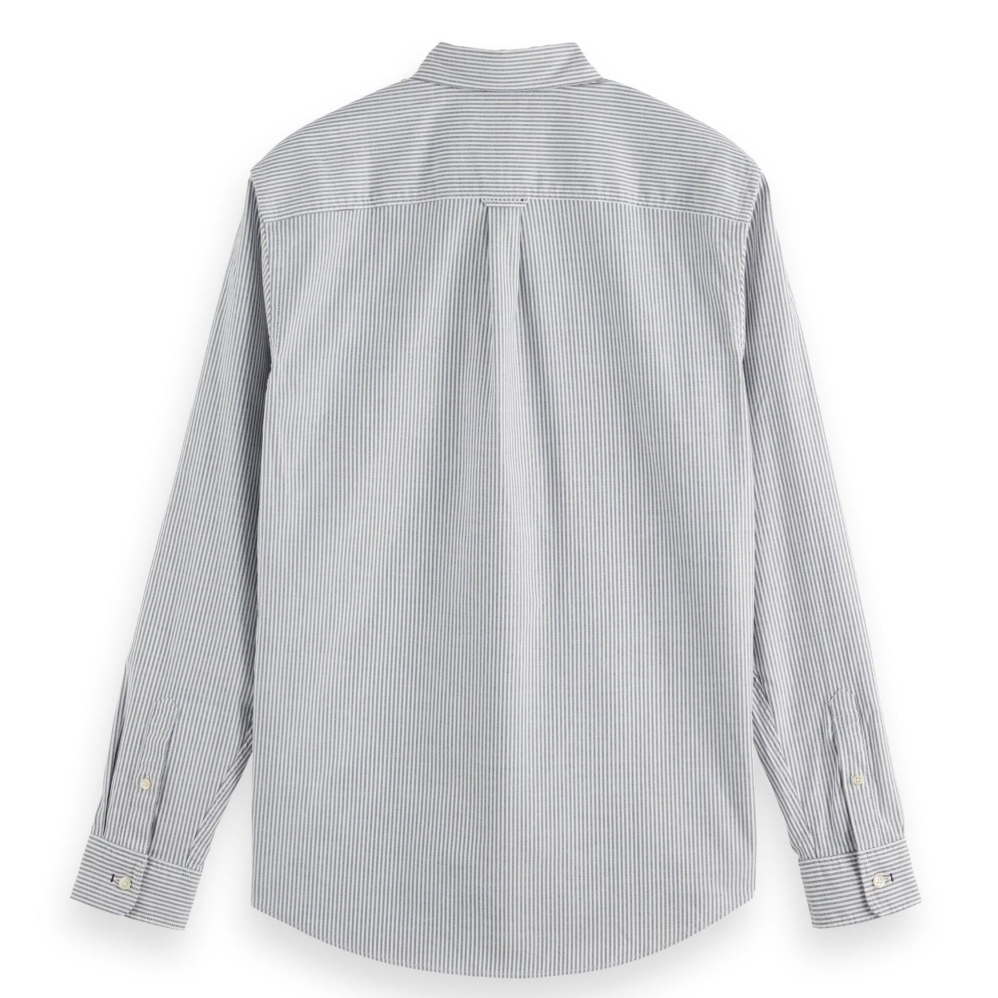 Purple Sky White Stripe Essential Oxford Stripe