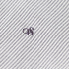 Purple Sky White Stripe Essential Oxford Stripe