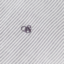 Purple Sky White Stripe Essential Oxford Stripe