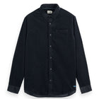Black Solid Corduroy Shirt