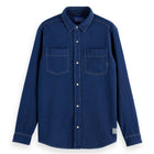Indigo Regular Fit Premium Indigo Twill Washed Shirt