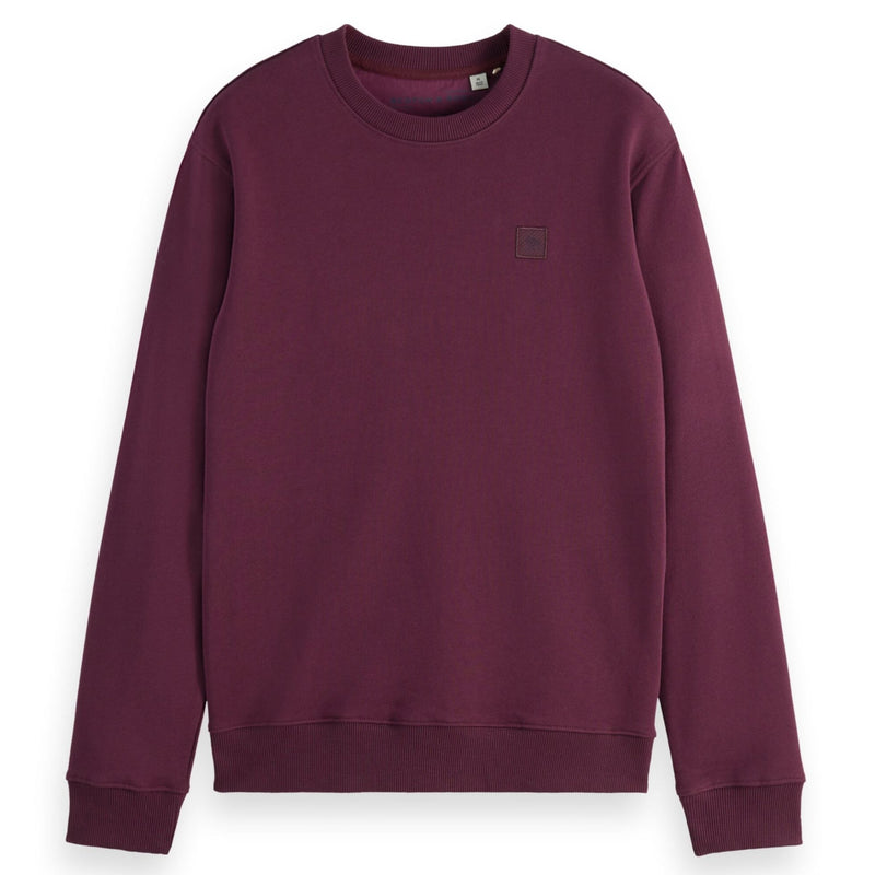 Dark Grape Essential Logo Badge Crew