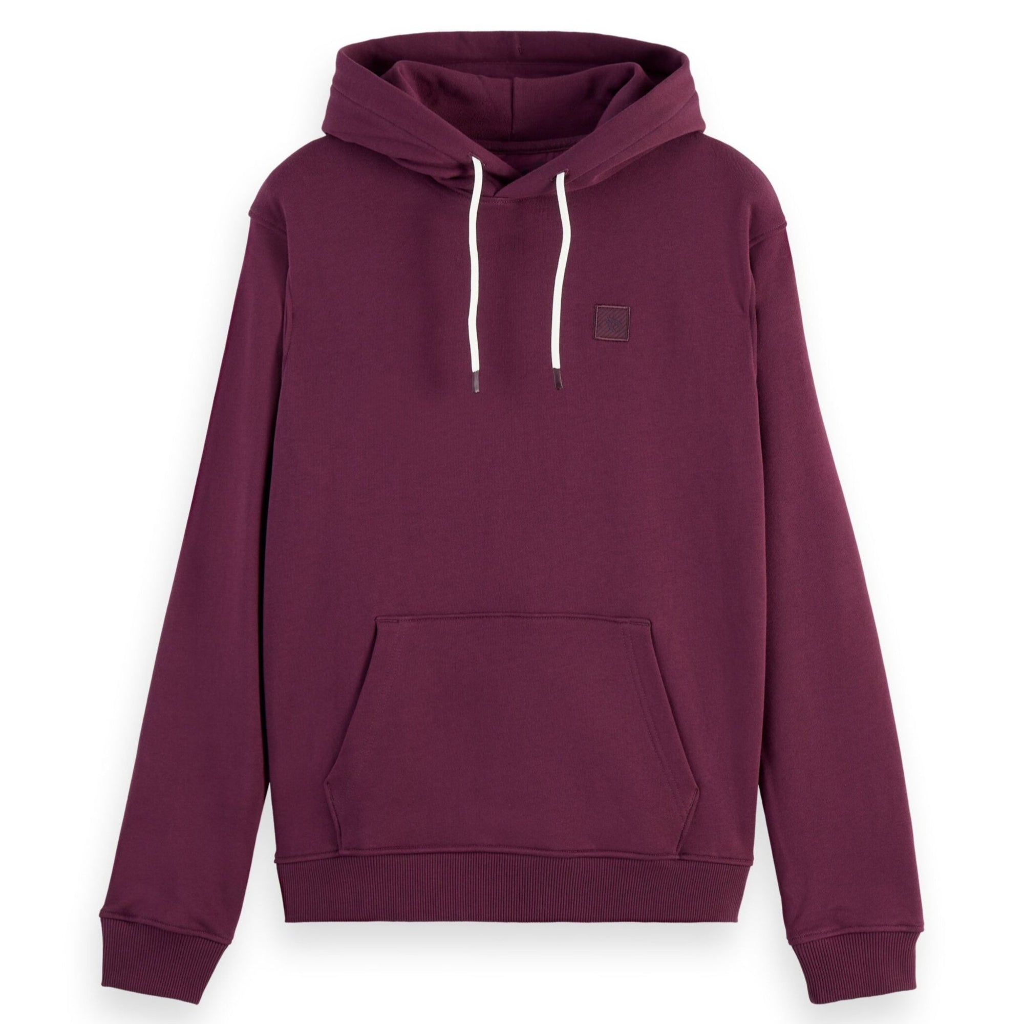 Dark Grape Essential Logo Badge Hoodie