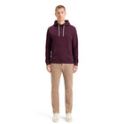 Dark Grape Essential Logo Badge Hoodie