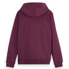 Dark Grape Essential Logo Badge Zip-Through Hoodie
