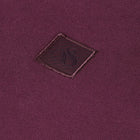 Dark Grape Essential Logo Badge Zip-Through Hoodie