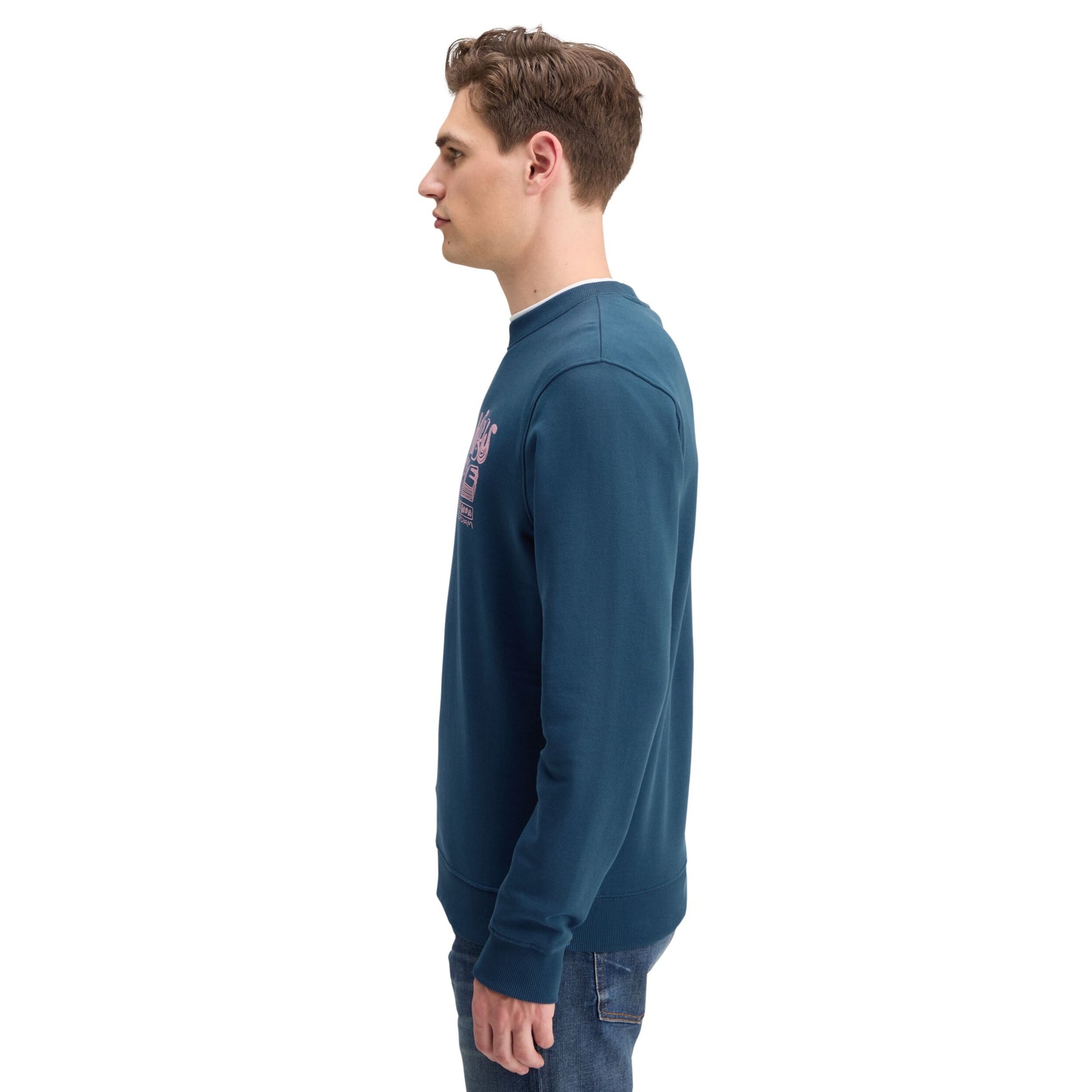 Heritage Blue Left Chest Artwork Sweatshirt