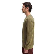 Moss Green Garment Dyed Structured Sweatshirt