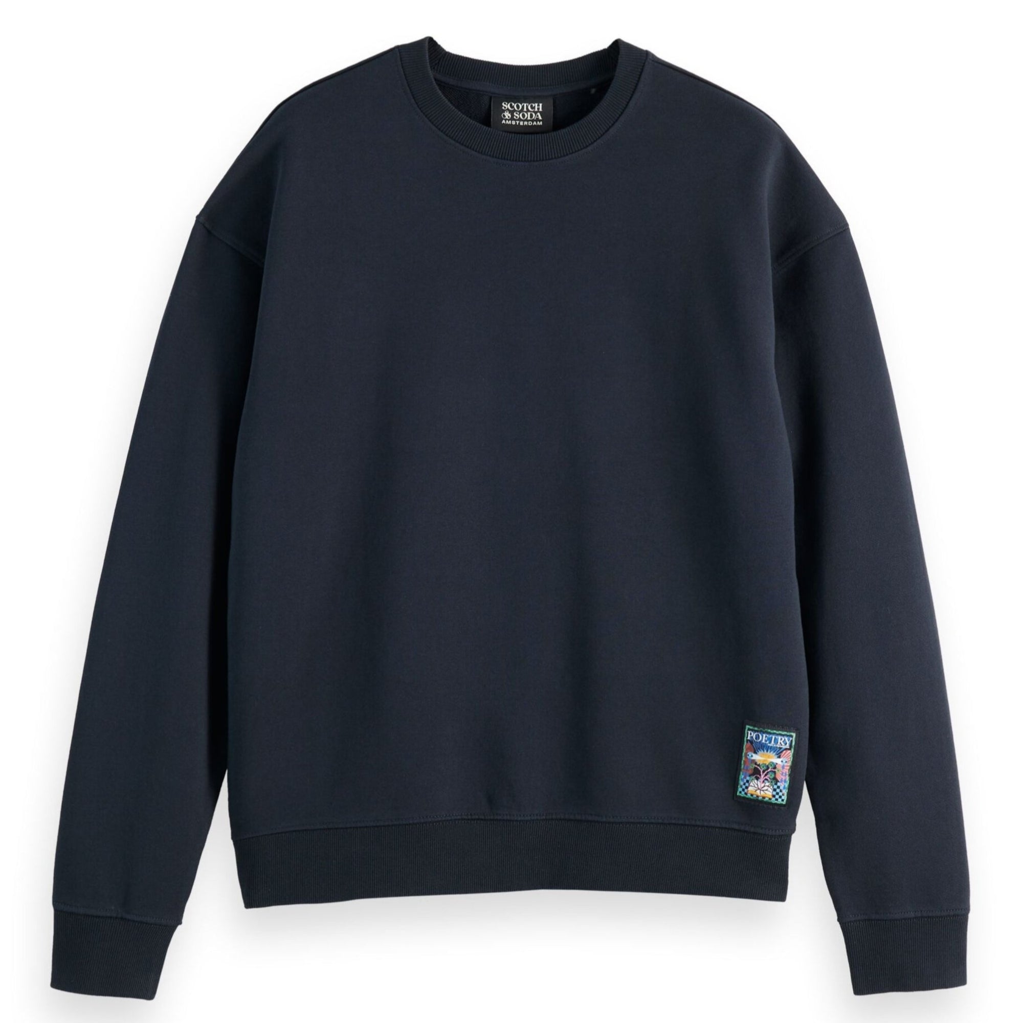 Black Front Back Artwork Sweatshirt