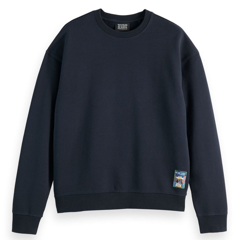 Black Front Back Artwork Sweatshirt