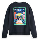 Black Front Back Artwork Sweatshirt