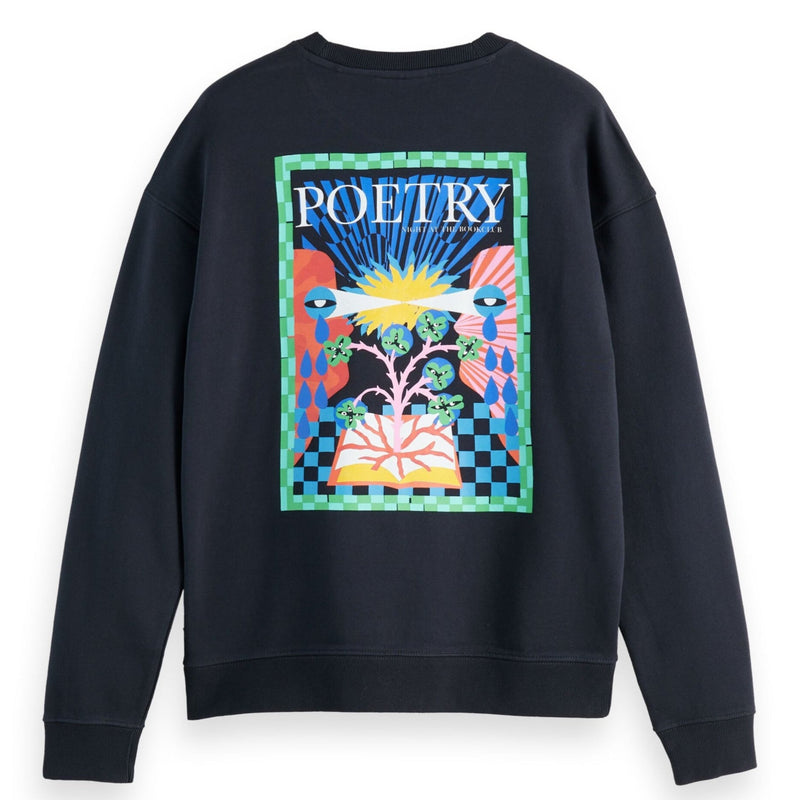 Black Front Back Artwork Sweatshirt